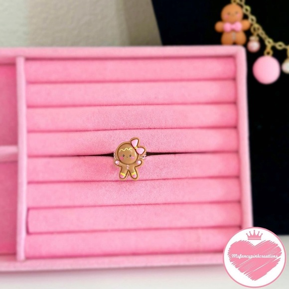 Gold Plated Handmade Christmas Rings - Picture 3 of 4